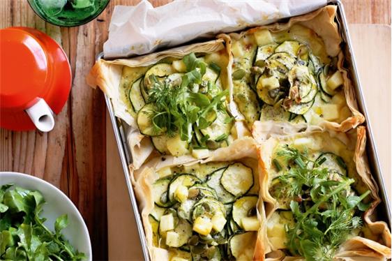 Zucchini and Cheese Tarts | Ripe
