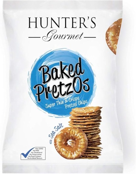 HUNTERS BAKED PRETZOS - WITH SEA SALT 80GM | Ripe