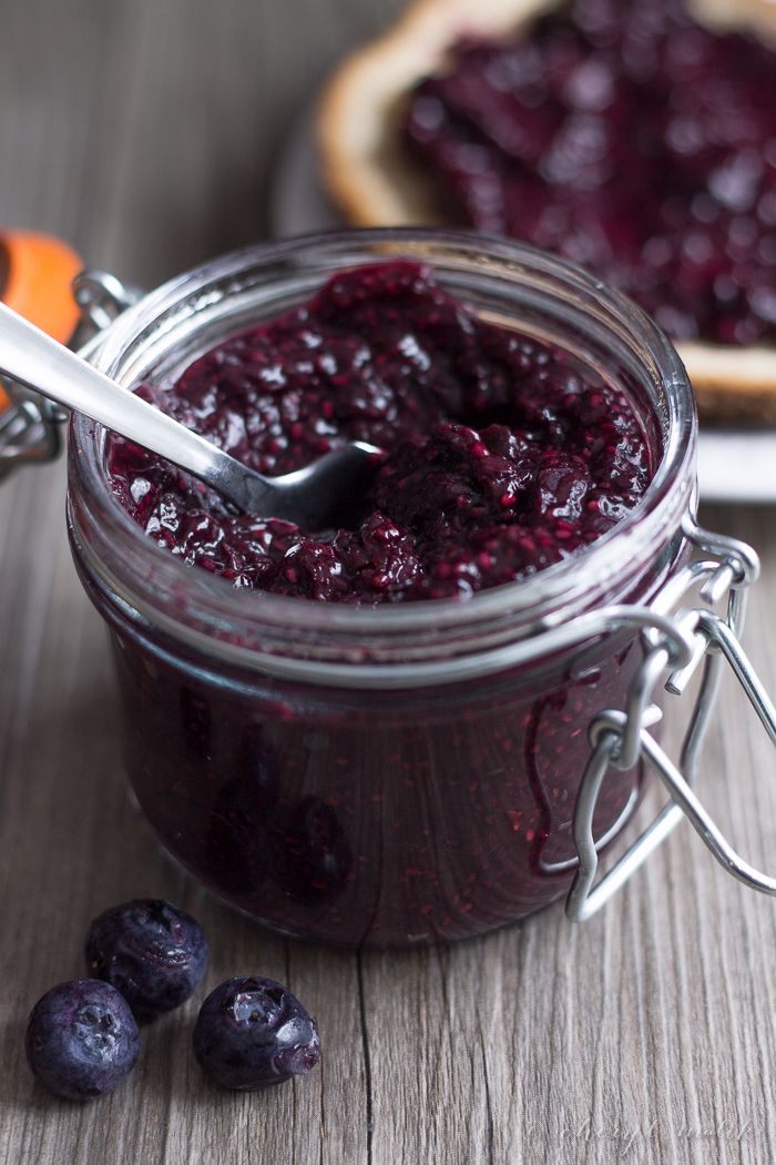 Blueberry Chia Seed Jam | Organic Recipe | Ripe Organic