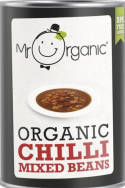 MR ORGANIC CHILLI MIXED BEANS 400G