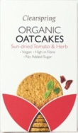 CLEARSPRING ORGANIC TOMATO AND HERB OATCAKES 200G