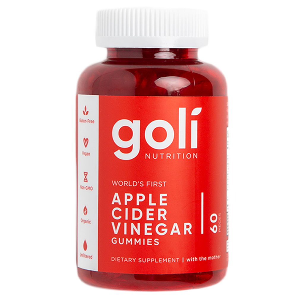 OKAY Gummies Apple Cider Vinegar 60 Count Apple Flavor