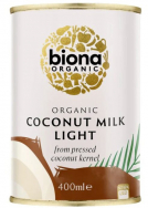 BIONA ORGANIC COCONUT MILK LIGHT 400ML