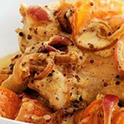 Pan-cooked Chicken with Sweet Potato