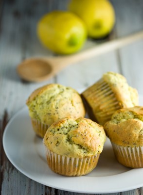Lemon and Chia Seed Muffins | Organic Muffins | Ripe Organic