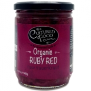 THE CULTURED FOOD CO ORG RUBY RED SAUERKRAUT 400G