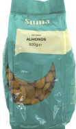 SUMA ORGANIC ALMONDS 125G