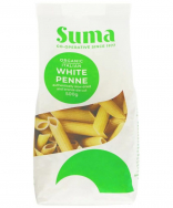 SUMA ORGANIC WHITE PENNE -PAPER 500G