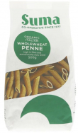 SUMA ORGANIC WHOLE WHEAT PENNE -PAPER 500G