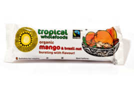 Organic Mango & Brazil Nut Bar, tropical Wholefoods