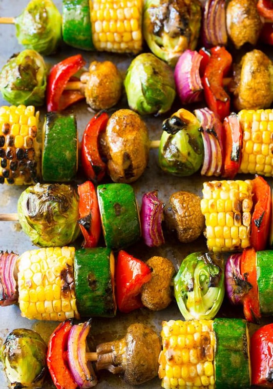 Grilled Fajita Vegetable Skewers | Ripe