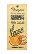CHOCOPAZ VEGAN 70% CHOCOLATE ORANGE PEEL