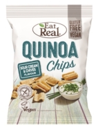 EAT REAL QUINOA CHIPS SOUR CREAM & CHIVES 80G