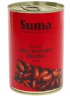 SUMA ORGANIC RED KIDNEY BEANS 400G