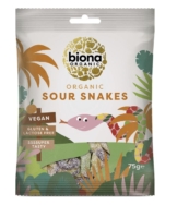 BIONA SOUR SNAKES 75G