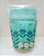 RIPE ORGANIC COCONUT CHIPS TOASTED 200G